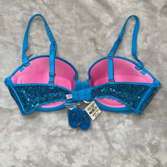 NWT Rare - Victoria’s Secret Pink Limited Edition Holographic MultiWay Bra - Picture 3 of 4